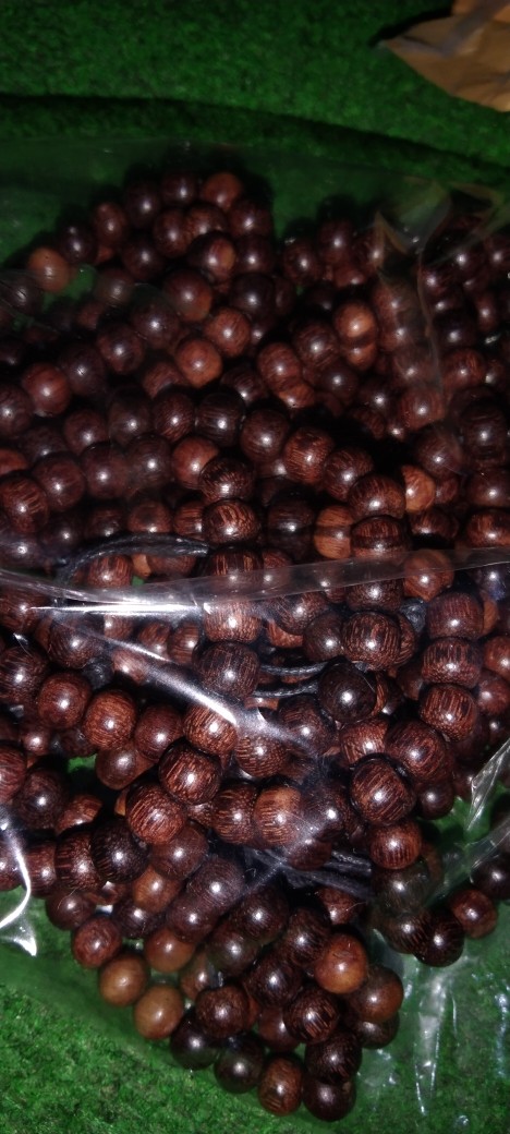 Gelang Kayu Galih Asem Gali Asem Ukuran 7mm Bukan Kayu Liwung Kelor Hitam Setigi Nibung