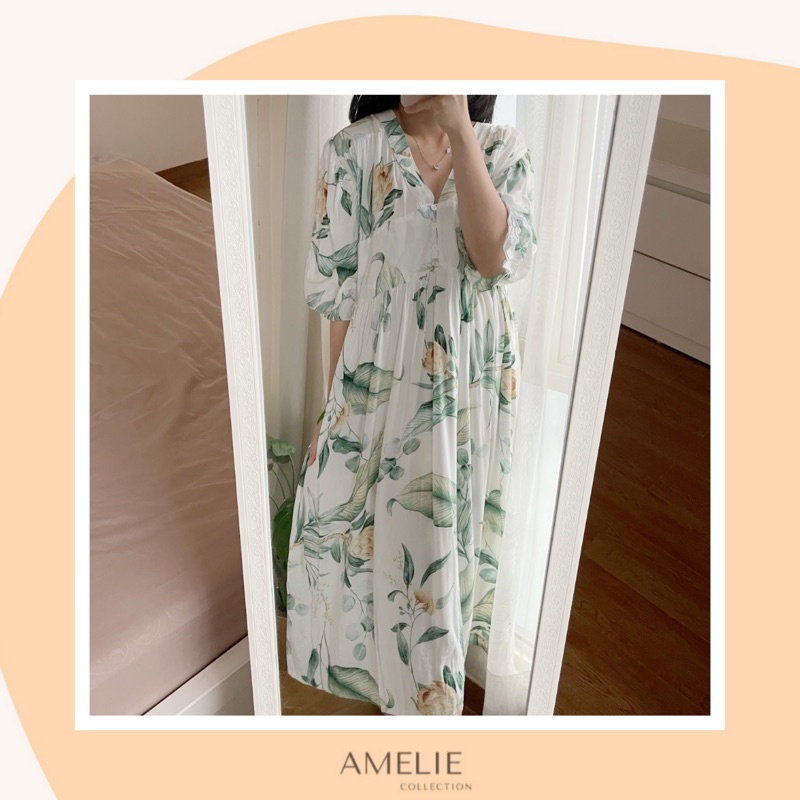 AMIA DRESS - midi dress rayon busui bumil