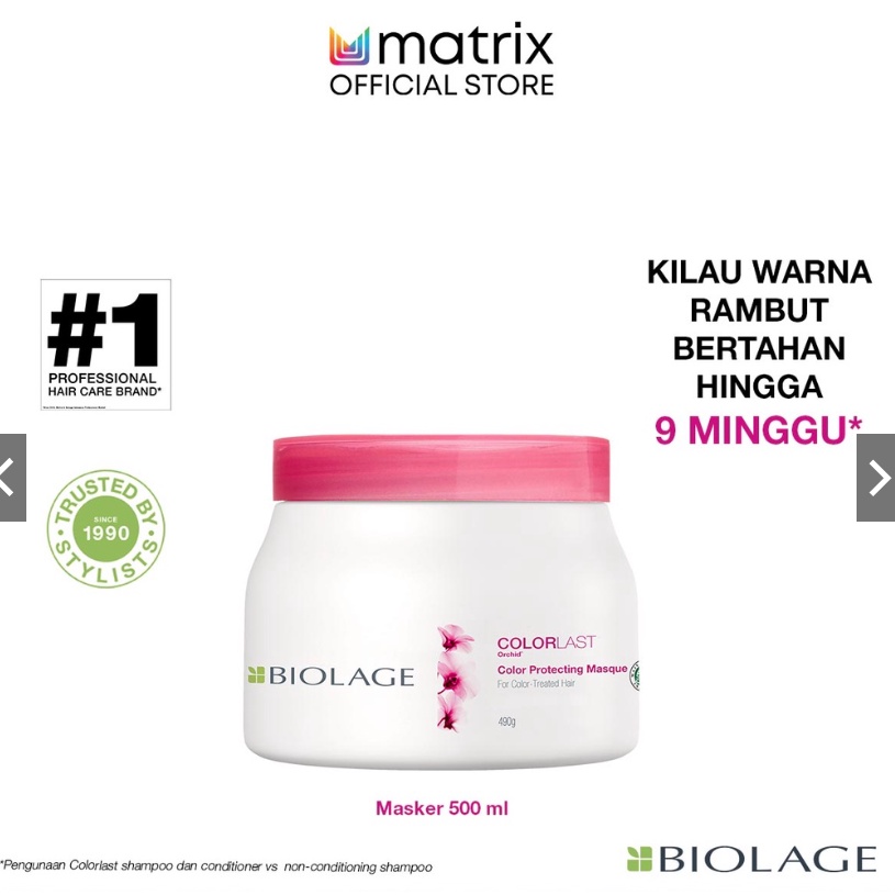 Matrix Biolage Colorlast Mask 490 ML - Masker Rambut Diwarnai