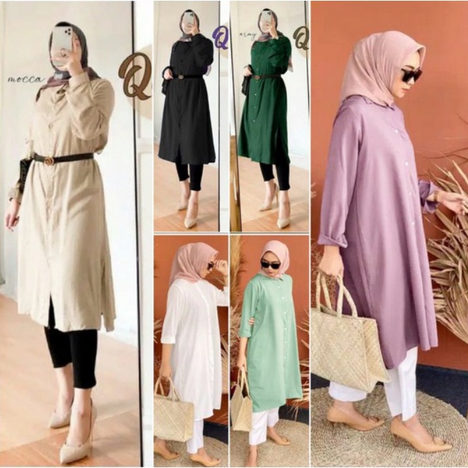 Atasan Wanita Terbaru Baju Lebaran Terbaru 2023 Pakaian Remaja Termurah Atasan Tunik Remaja Import B