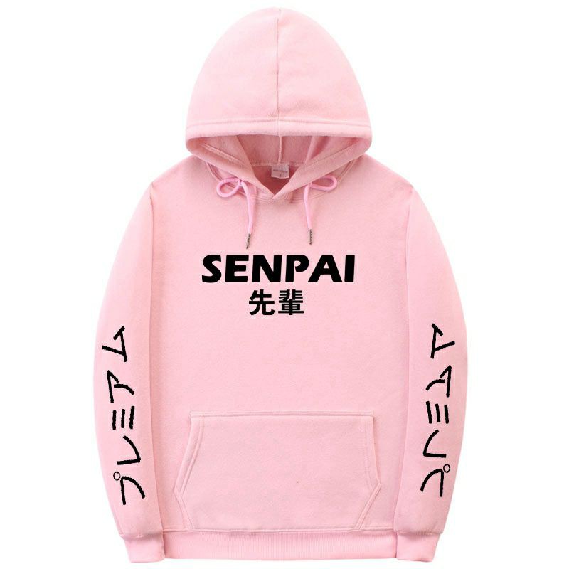 S - XXXXXL(6XL) Hoodie Japanese Streetwear SENPAI Jaket BIGSIZE OVERSIZE Pria Wanita JUMBO 5XL 4XL