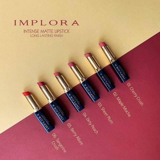 Implora Intense Matte Lipstick BPOM