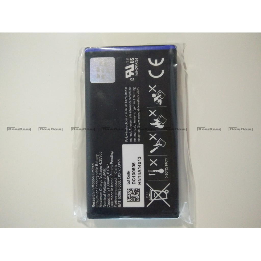 Baterai Blackberry Q10 NX1 Original 100%  BB Batre Battery Batu Batrai HP