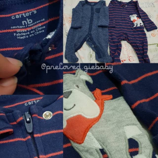 PRELOVED - Sleepsuit Carter's Carters Newborn 2 Set (Harga Satuan)