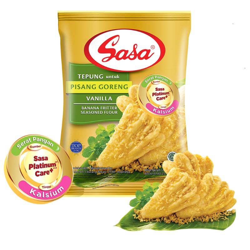 Sasa® Tepung Untuk Pisang Goreng Vanilla Kemasan 210g (1pcs)