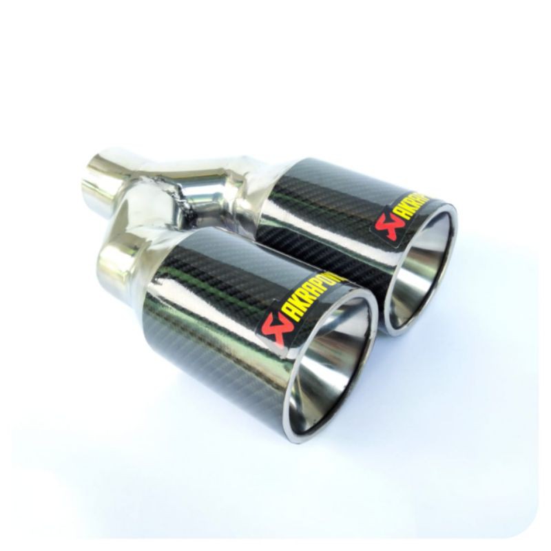 KNALPOT MOBIL RACING AKRAPOVIC CARBON UNIVERSAL Y