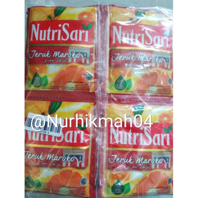 

NUTRISARI JERUK MAROKO 40sachet