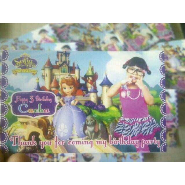 

Thankscard / stiker bento.stiker sovenir
