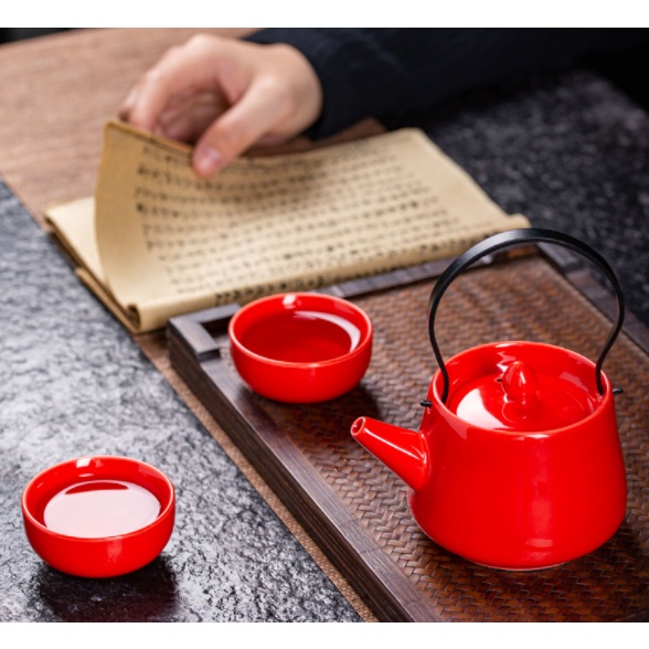 Classic Chinese Tea Red Wedding + Free Gift Box