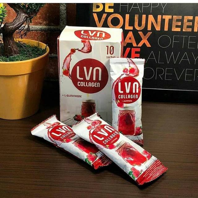 

LVN COLANGEN/MINUMAN PENAMBAH COLANGEN untuk menutrisi kulit dari dalam