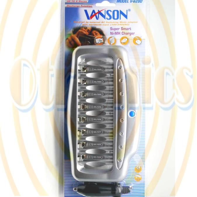 Vanson Charger Baterai V-6280 Charger Batery AA - AAA otron1c5 Ayo Order