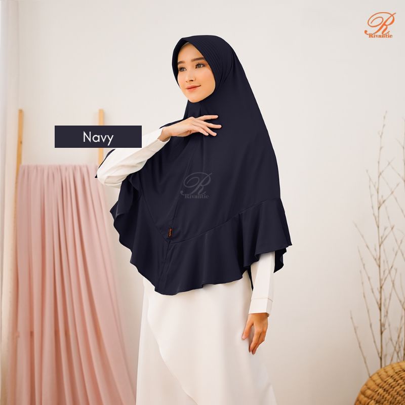PROMO Kerudung Rivantie claudia L / Jersey creb / kerudung instan-8