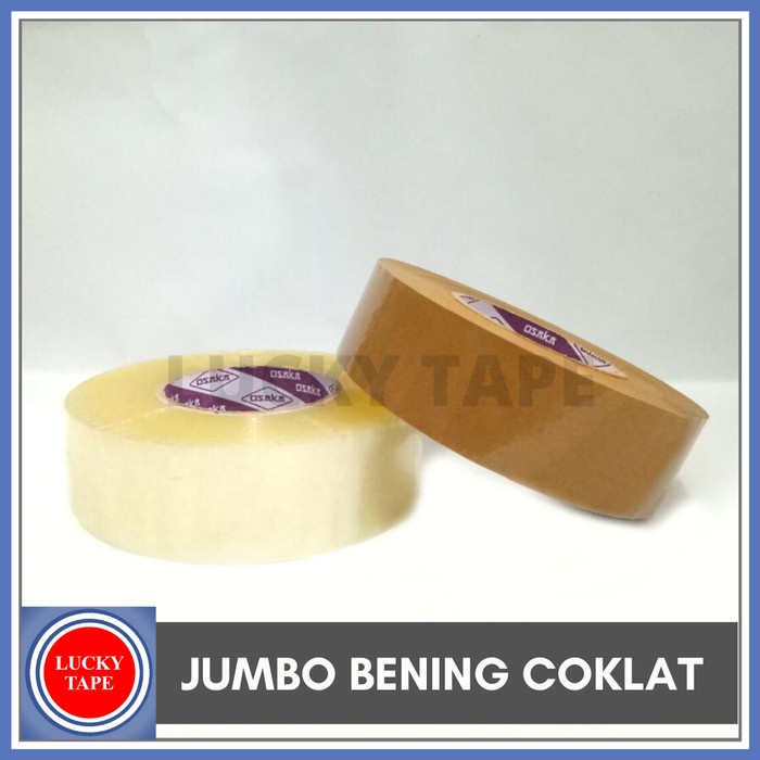 

Limited Lakban Jumbo Bening Coklat 45Mm X 300M Isolasi Murah Setara Daimaru Promo