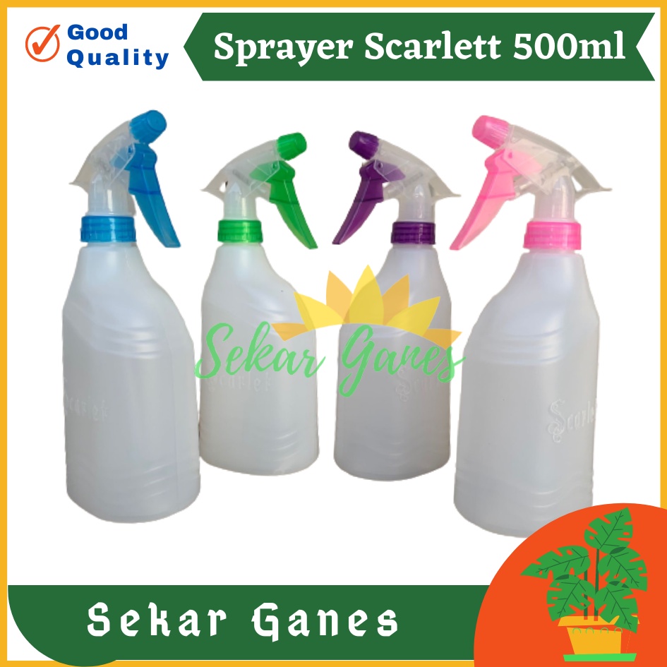 Sprayer Scarlet 500 Ml 1/2 Liter Sprayer Air Disinfektan Tanaman Burung Sprayer Semprotan Serbaguna Manual Swan Gun - SPRAYER BOTOL SEMPROTAN ASENA 500 ML AIR DISINFEKTAN