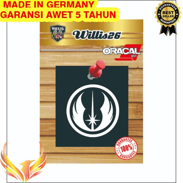 

TERMURAH stiker sticker star wars jedi logo Phoenix Star