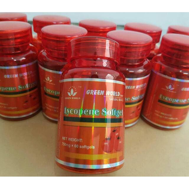 DISKON -  LYCOPENE SOFTGEL GREEN WORLD/OBAT PROSTAT/KEMASAN BARU