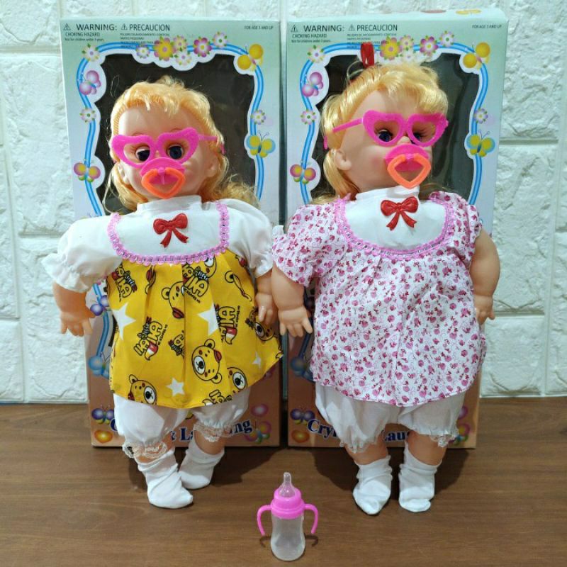 Mainan boneka susan bisa nangis dan ngomong mama papa