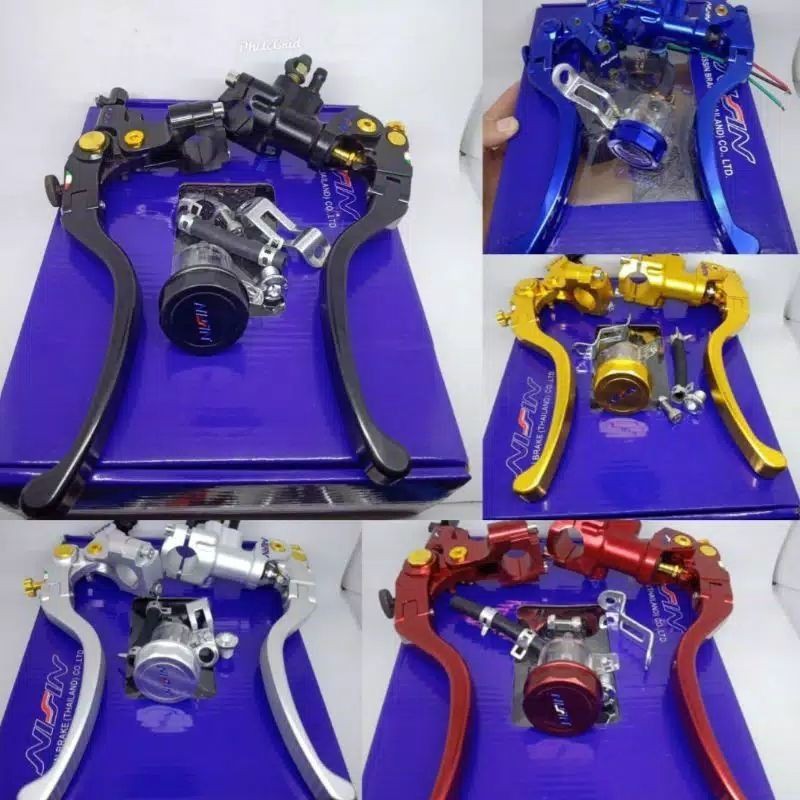 Master Rem Set Izumi Akai Racing Buat Motor Vixion ,R15 ,Byson ,Rx King ,Satria Fu ,Aerox ,Cbr ,Ninja ,Vario ,Beat ,Scoopy ,Mio Dan Motor Lainnya Universal