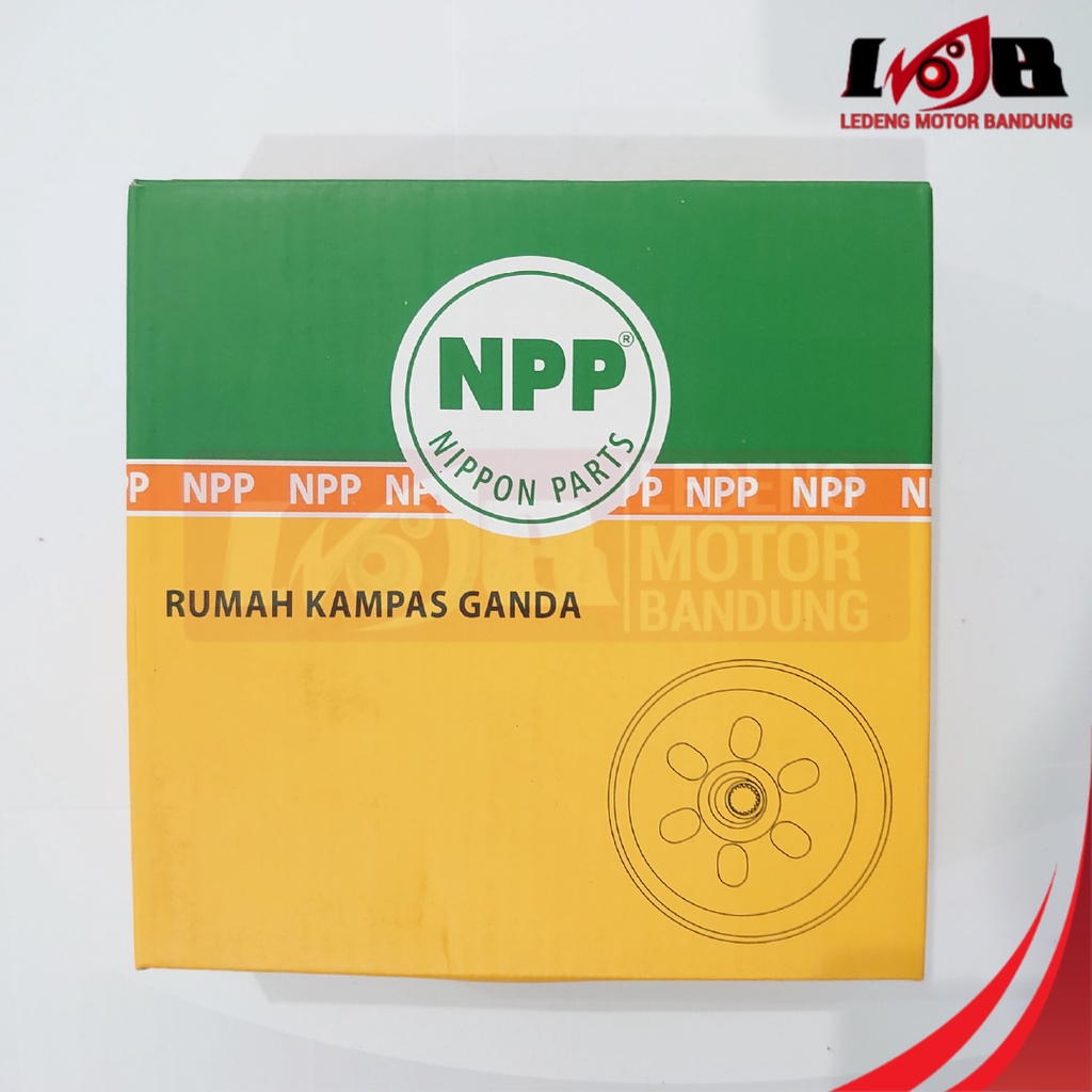 NPP Mangkok Kampas Ganda Beat FI Scoopy Vario Injeksi Rumah Kopling Outer Comp ORI