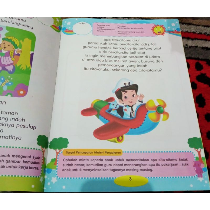 BUKU PAKET ANAK 4-5 TAHUN ISI 2 BUKU ANAK PINTER KREATIF BERBAHASA (21×28cm)