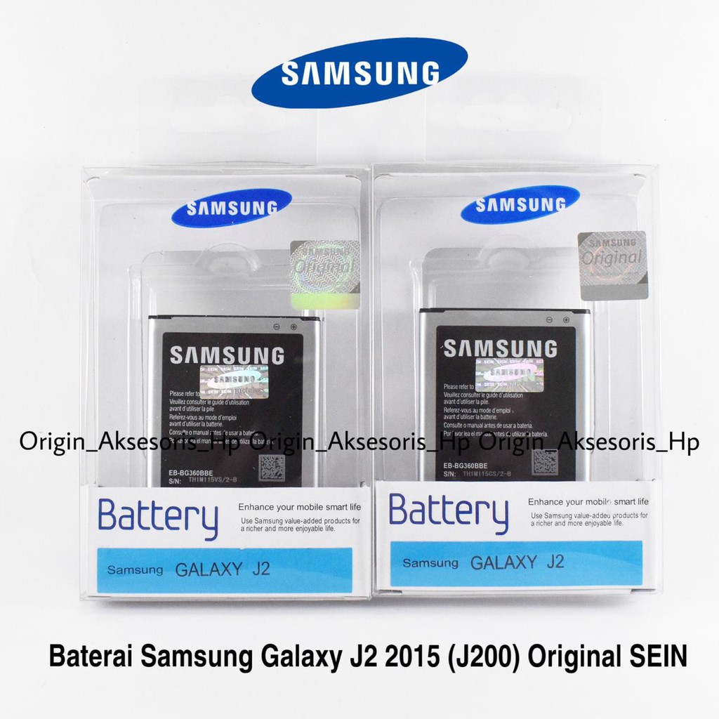 Baterai Samsung Galaxy J2 2015 J200 Original SEIN 100% dc 88