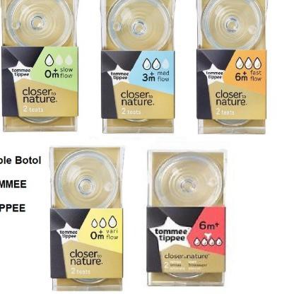 FastPacking Tommee Tippee Closer to Nature Teats / Nipple Bayi graciellaashop