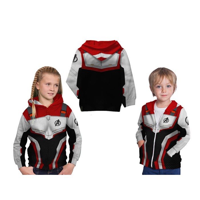 Penawaranspesial Jaket Hoodie Anak Marvel Avengers Endgame - Quantum Realm Suit Limited