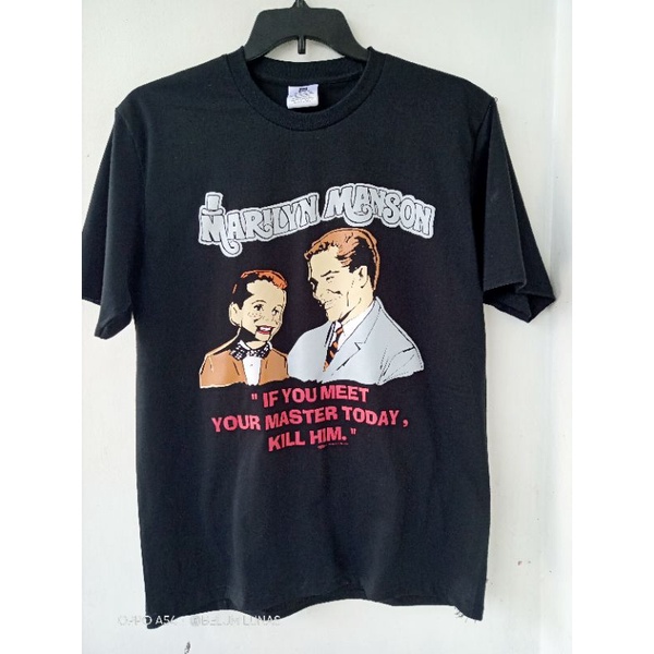 Marilyn Manson / kaos band / kaos kelas