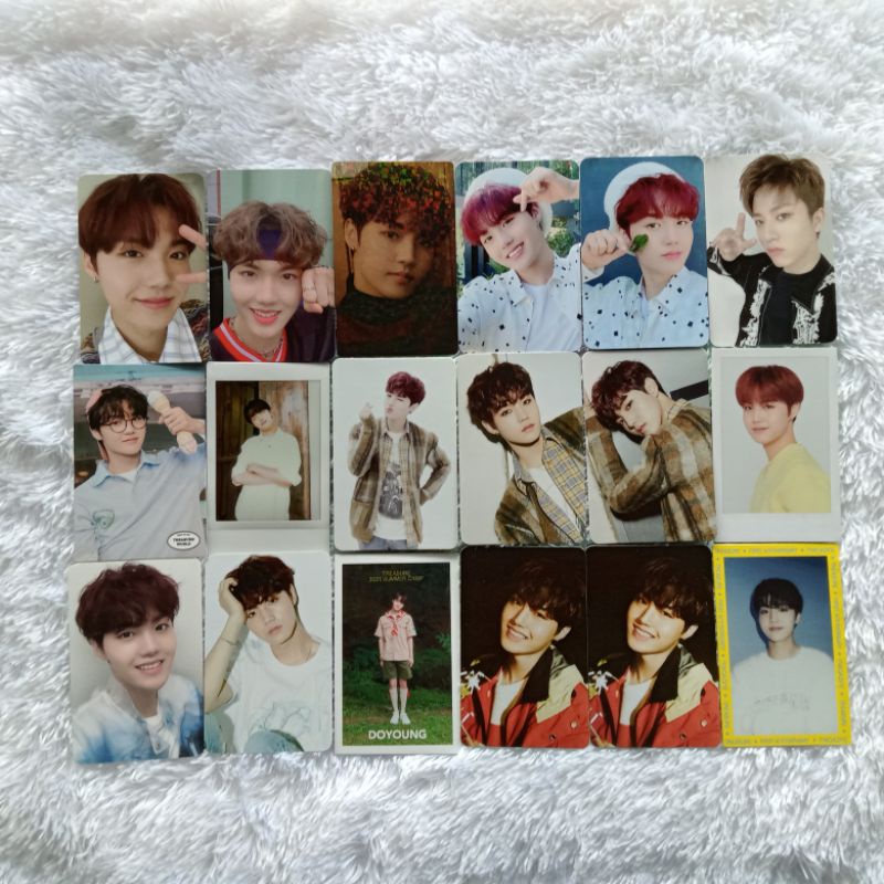 photocard treasure doyoung dobby pc junghwan ar fa ch1 ch2 ch3 concept selca green blue black white 