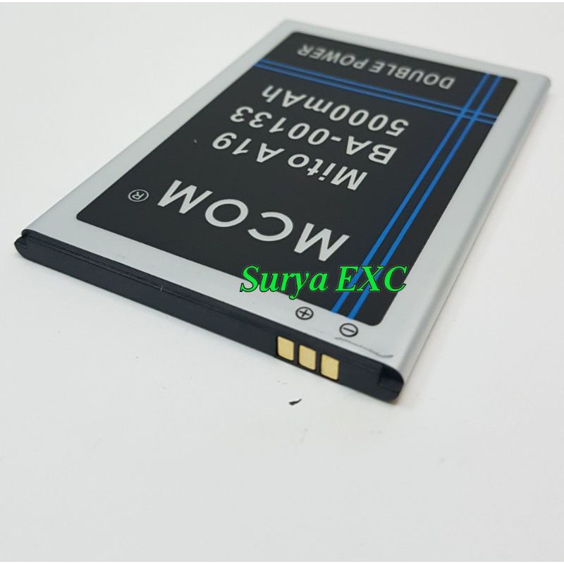 Baterai Mito Sprint Mito A19 Code Baterai BA00133 Double IC Protection