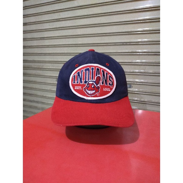 Topi MLB Indian Vintage Second