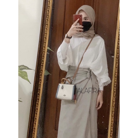 MICCA ROK LILIT LINEN | WRAP SKIRT LINEN