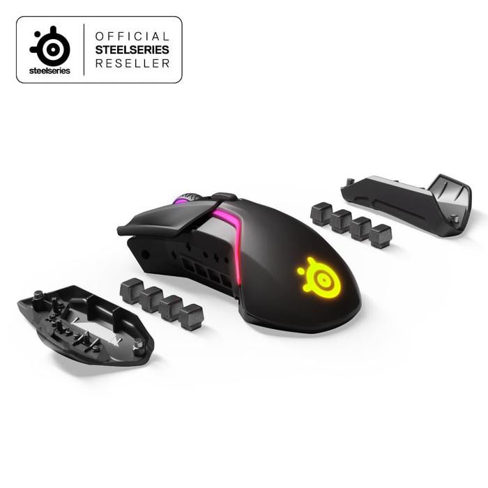 Steelseries Rival 650 Black Wireless - Gaming Mouse - True Move 3+ Dual Sensor RGB - Original