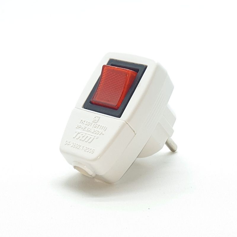 @12 Pcs (1 Kotak) TRM ST-111 Steker Arde Saklar Switch Lampu / Colokan Listrik