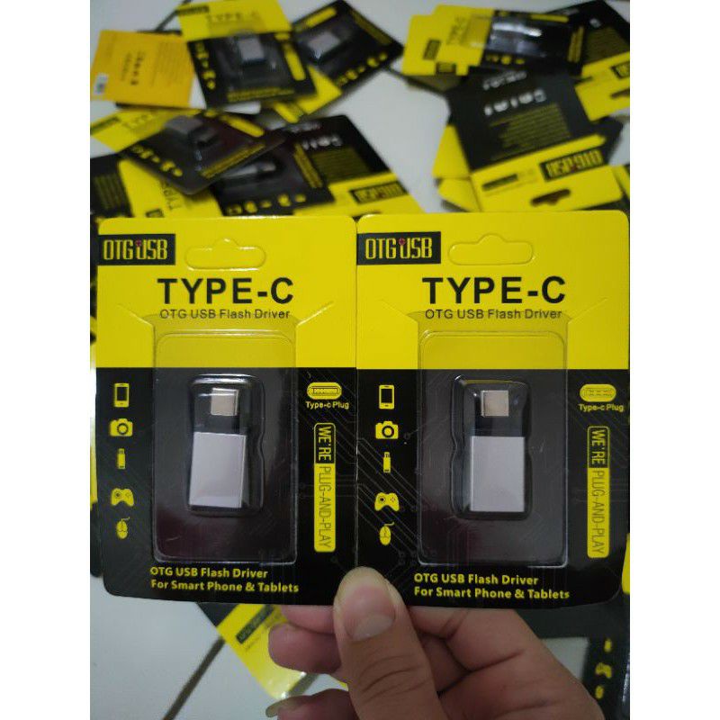 OTG USB BESI FLASH DRIVER TYPE-C FOR SMART PHONE TABLETS + PACKING PLASTIK KLIP