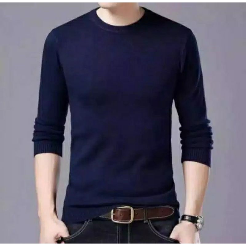 SWEATER RAJUT OBLONG POLOS PREMIUM 12 GET