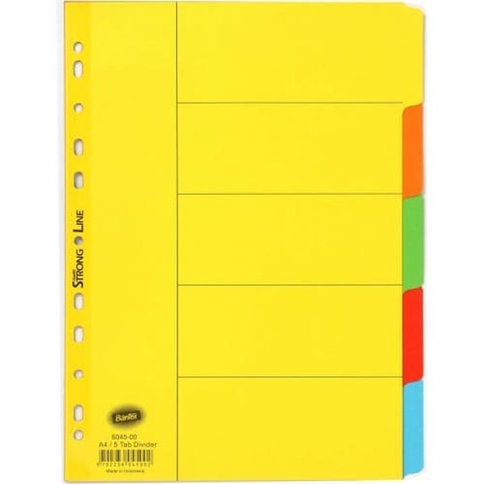 

Divider Bantex 6045 A4 5 Pages