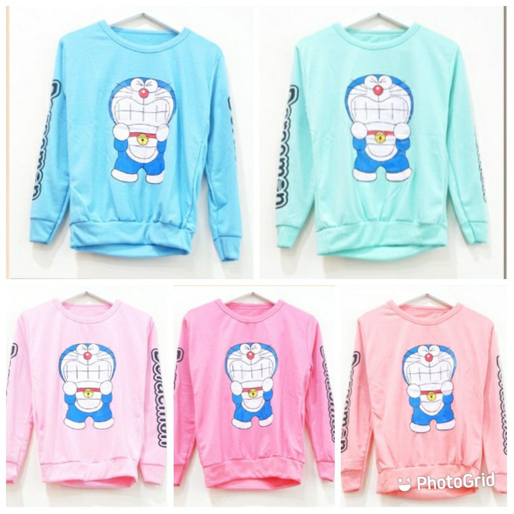 blinqshop SWEATER MOTIF DORAEMOON