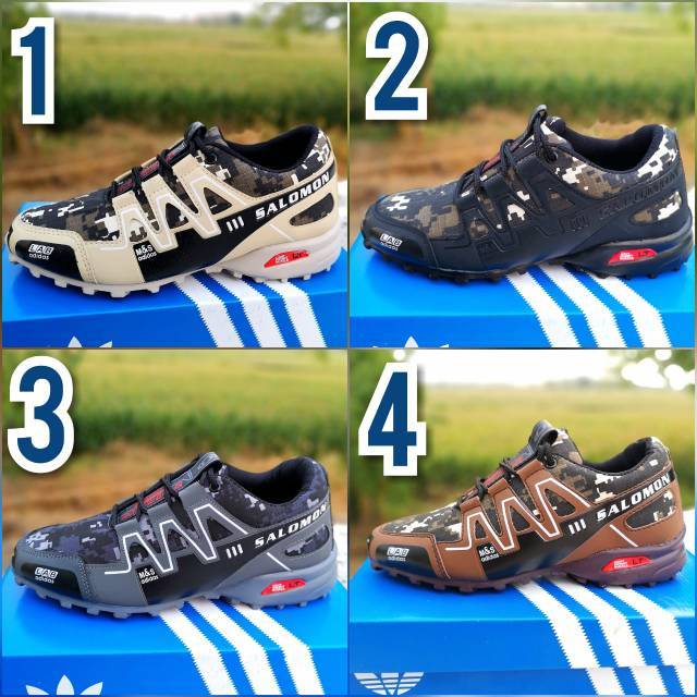 Sepatu olahraga adidas salomon army | Shopee Indonesia