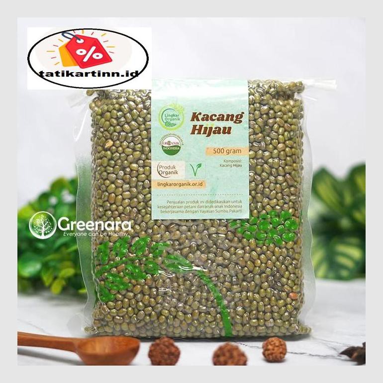 

S50Tat Kacang Hijau Organik 500 Gr / Asi Booster / Mpasi / Lingkar Organik Atr05Ytt