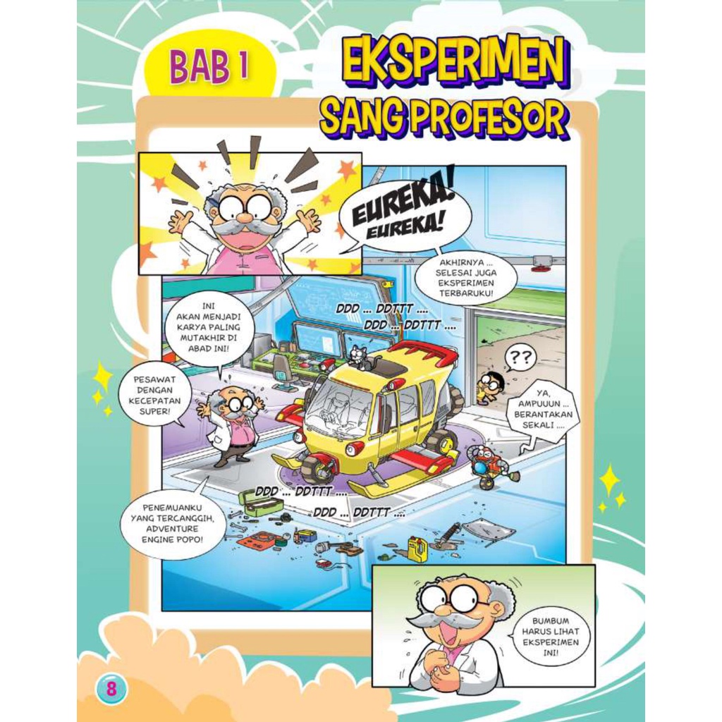 Buku Komik Petualangan Sula:Terdampar di Kota-Kota Dalam Al-Qur`an - Gema Insani 100% Original