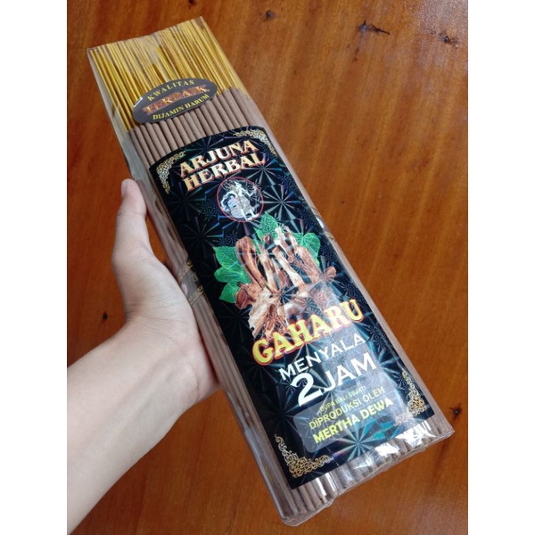 Hio Dupa Wangi Arjuna Herbal Gaharu Asli stik 32cm Kemasan 900gr BEST SELLER