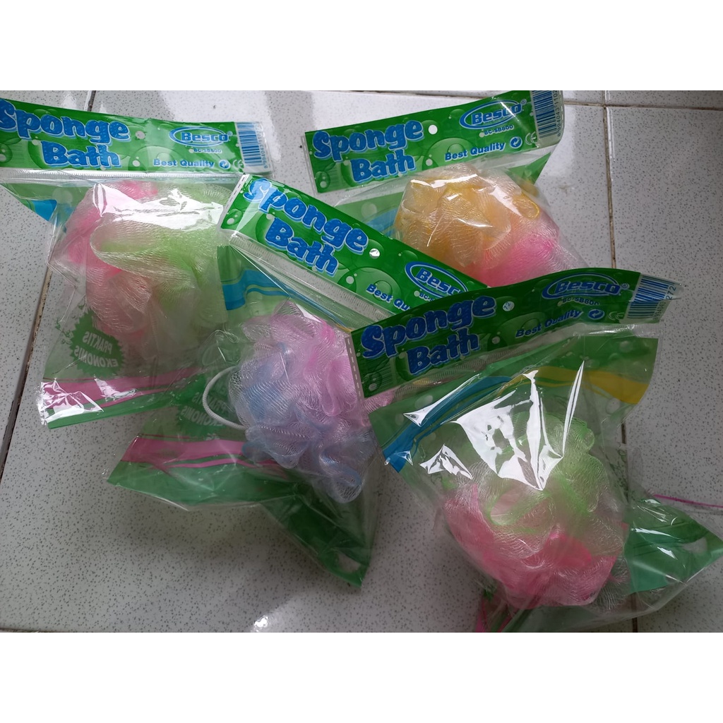 Spon Mandi/Bath Sponge/SPON FULL COLLOUR/alat Mandi