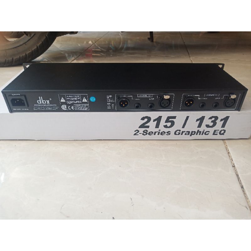 equalizer dbx 215 equalisher dbx 215 barang bagus