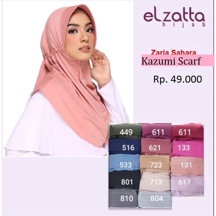 Zaria Sahara Bergo - Elzatta/Bergo Elzatta - Bergo Zaria Sahara Elzatta/Jilbab Instan Bergo Polos El