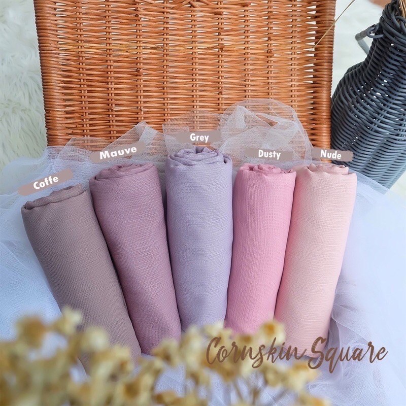 Hijab Segi Empat cornskin Scraf Oringinal