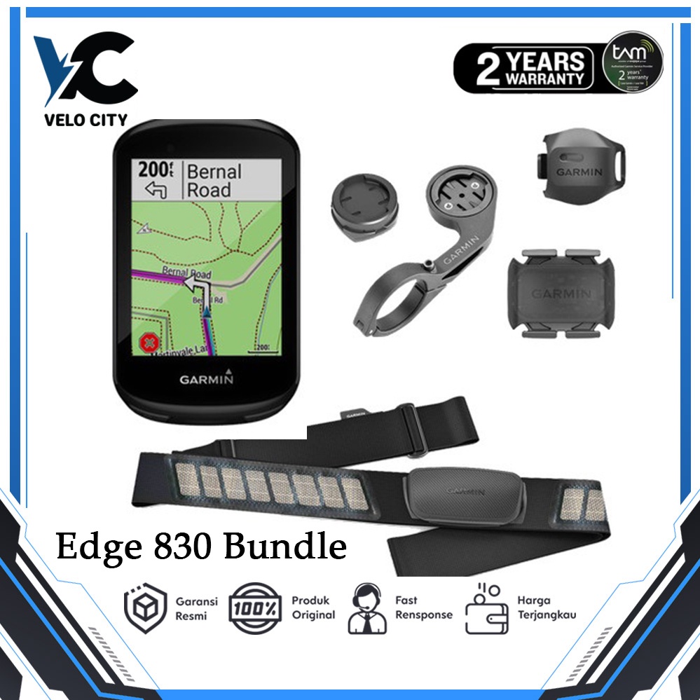 Garmin Edge 830 Sensor Bundle - Garansi Resmi TAM 2 Tahun