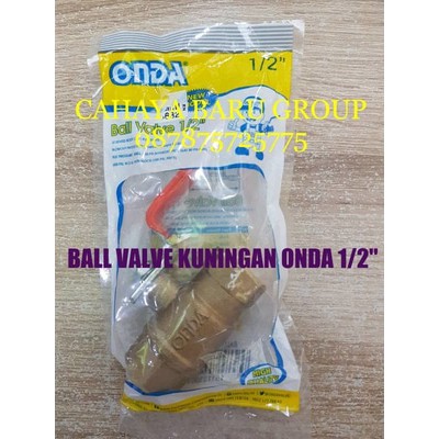 BALL VALVE KUNINGAN ONDA