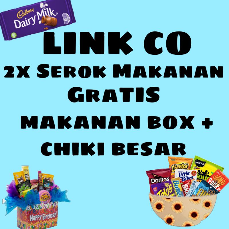 

Serok mantul (2×serok+gratis makanan box+snack chiki)