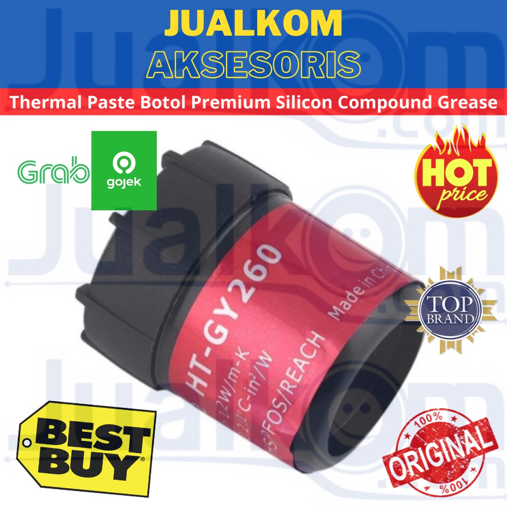 Thermal Paste Botol Jumbo Pasta Processor Botol Balsem Salep Pendingin